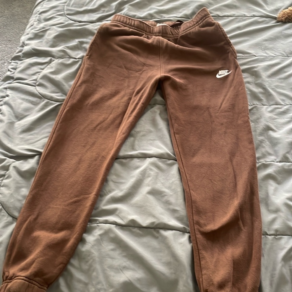 Nike brown joggers